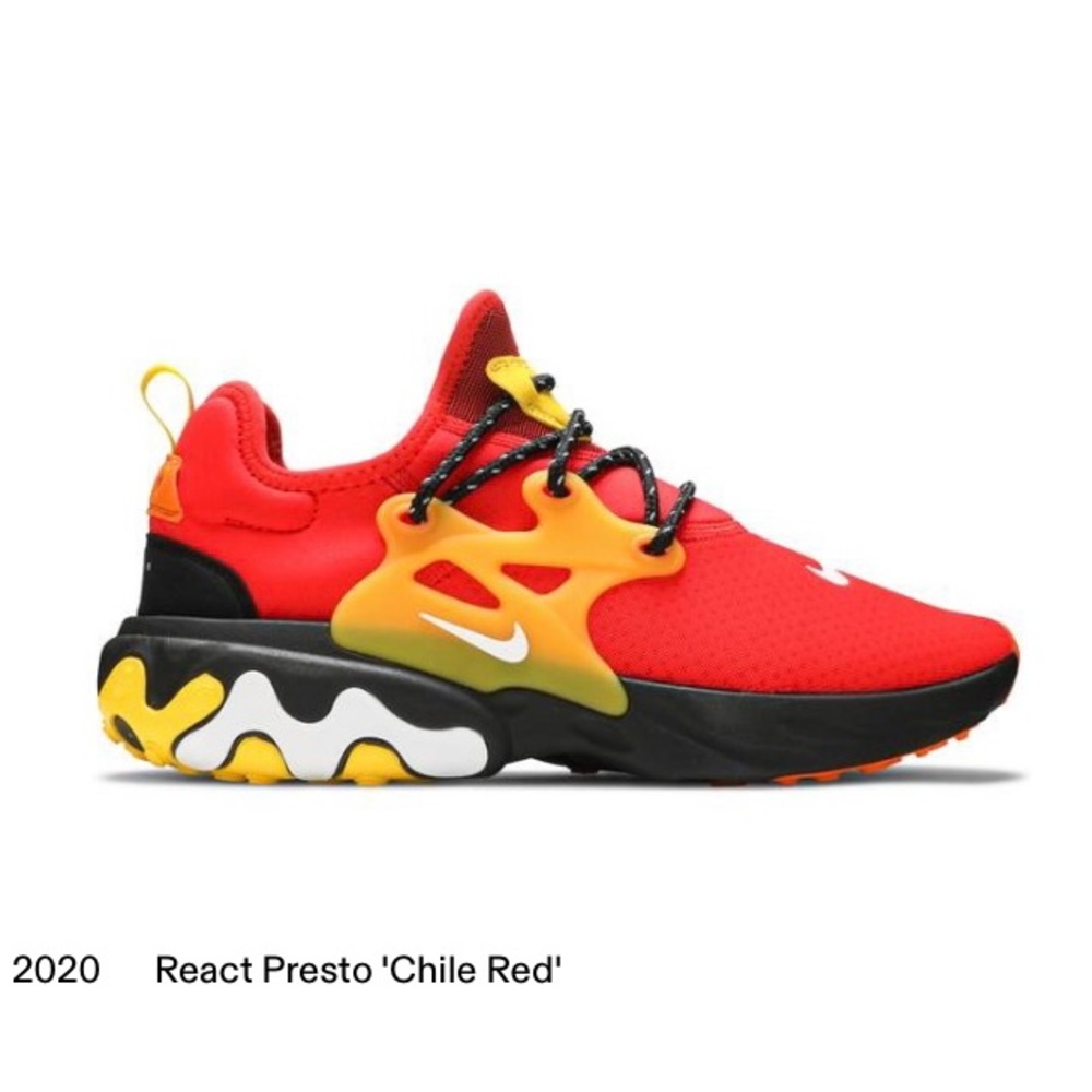 Nike React Presto ‘Chile Red’
